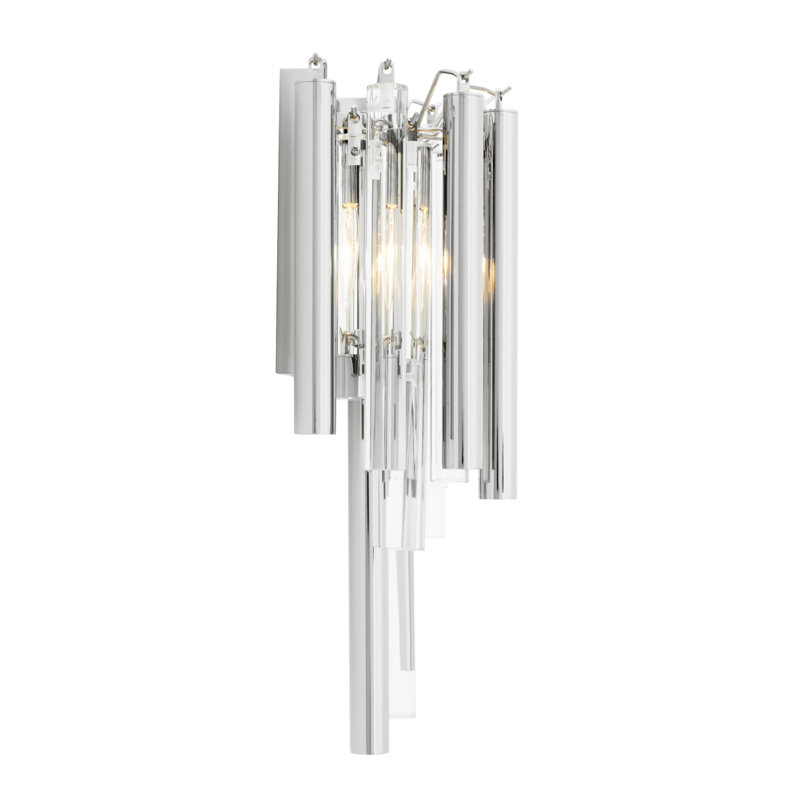 Gigi 1 - Light Flush Mounted Sconce, Nickel