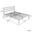 Lit plateforme en métal Ellersick-1537169437