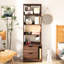 Table de chevet avec 2 tiroirs et rangement peu encombrant pour une élégante chambre à coucher-549538320