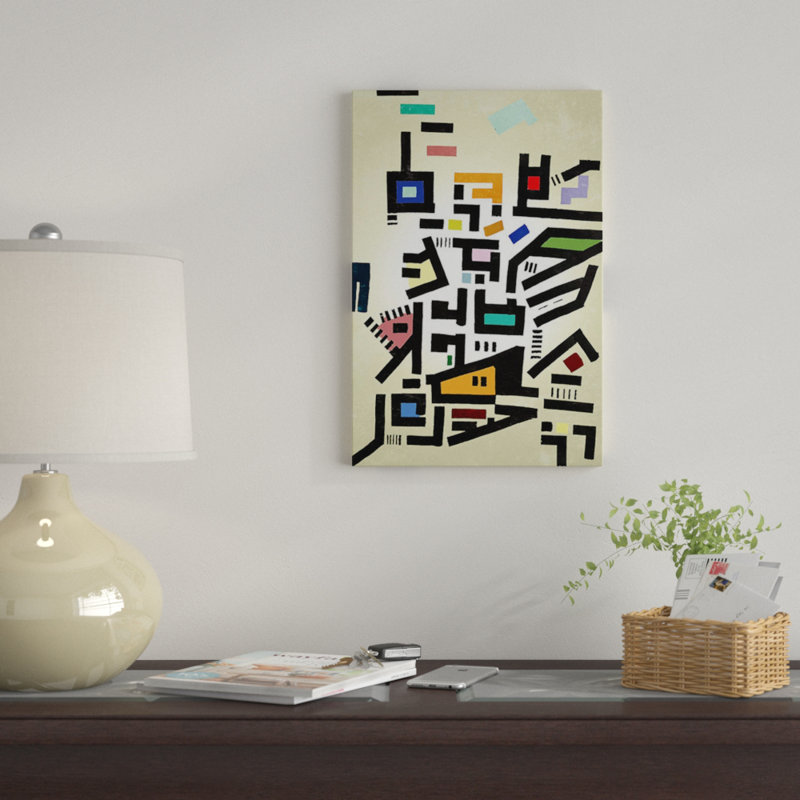 « color urban disorganization » par barruf, reproduction d’impression sur toile tendue, H 12 po x l 8 po x P 0,75 po
