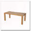 Ensemble repas 6 pièces en bois d'acacia avec banc et parasol (teck clair) 6 pièces-1174665239