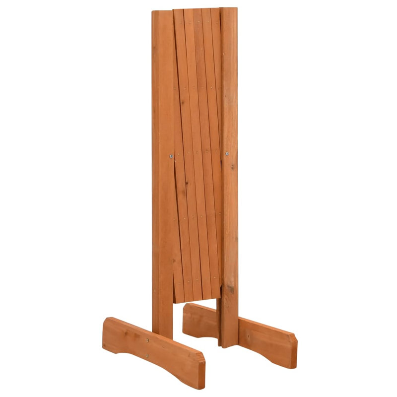 Broumov Wood Fence Panels, 60cm H x 120cm W, Orange