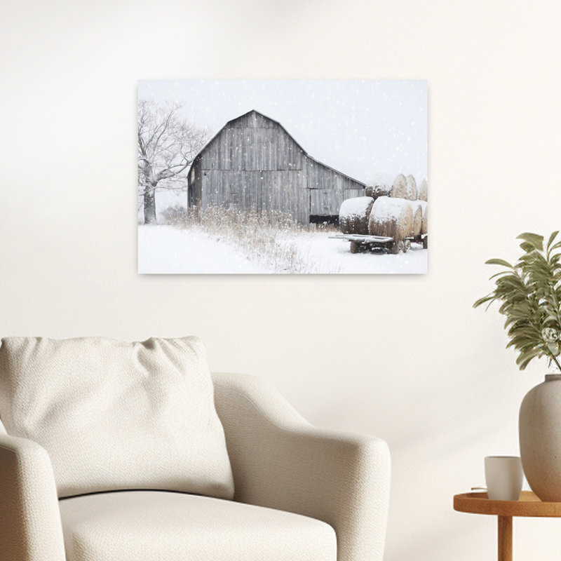 L'art d'hiver, paysage contemporain abstrait, H 24 po x l 16 po