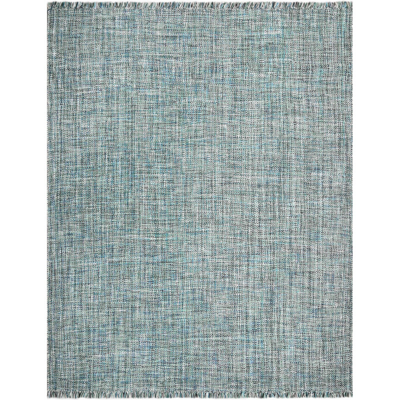 Tapis d'intérieur / extérieur tissé à la main Morris, Rectangle 8 pi x 10 pi