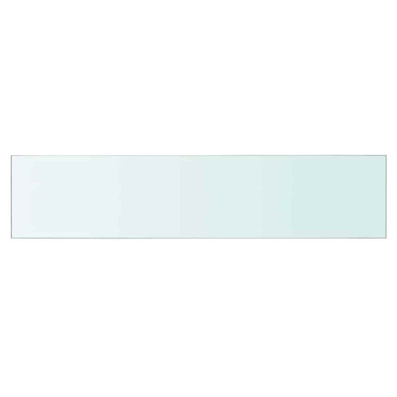 Tablette en verre, H 0,31 po x l 23,6 po x P 4,7 po