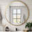 Garbers Round Metal Framed Wall Mounted Circle Mirror-556387669-556387671