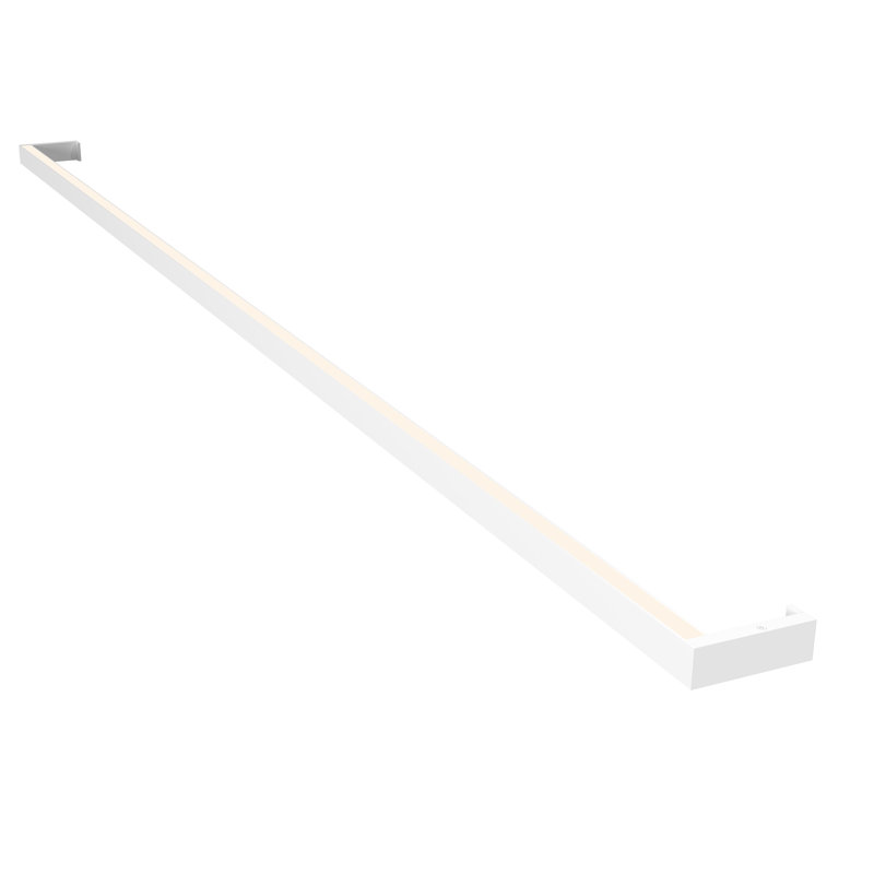 Barre murale DEL à deux côtés Thin-Line - 6 pi - 3000 K, Blanc satiné