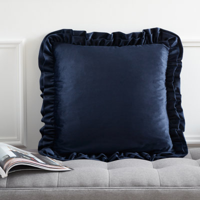 So Soft Velvet Double Frill Cushion Cover