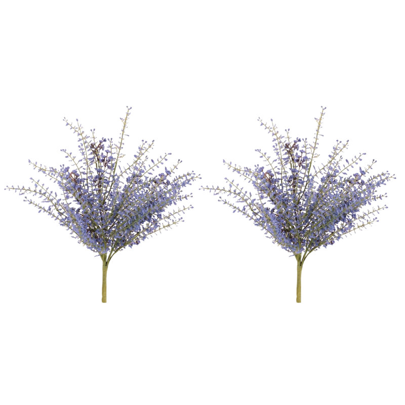 Buisson floral lavande (ensemble de 2)
