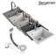 Dakota Fields Carneal 510mm W Single Bowl Granite Kitchen Sink-2103108508