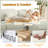 Sofa, Cloud Couch Sectional Sofa, Chenille Loveseat-616619238-616619236