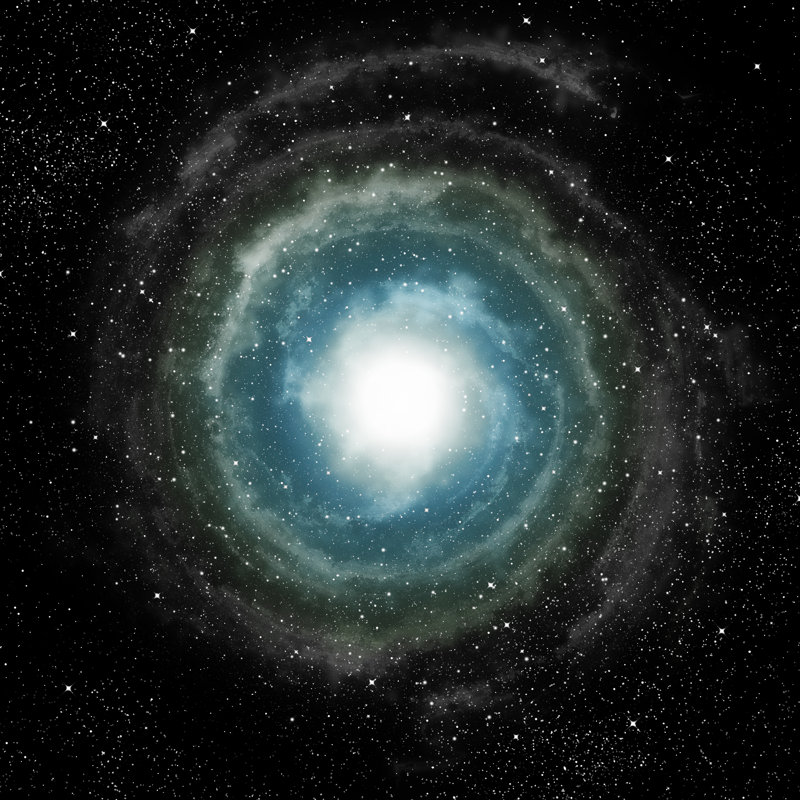 Spiral Galaxy In Deep Outer Space by Clearviewstock - Wrapped Canvas Print, 91cm H x 91cm W x 3.8cm D