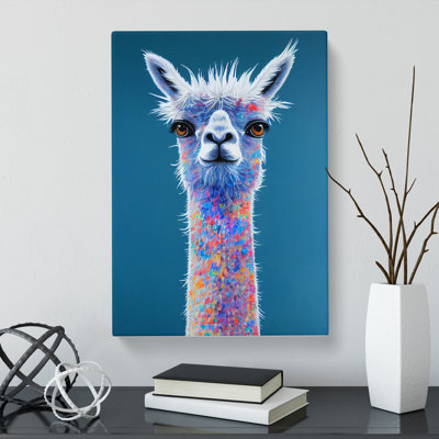 Llama - Wrapped Canvas