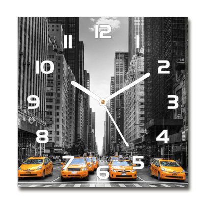 Glass Wall Clock