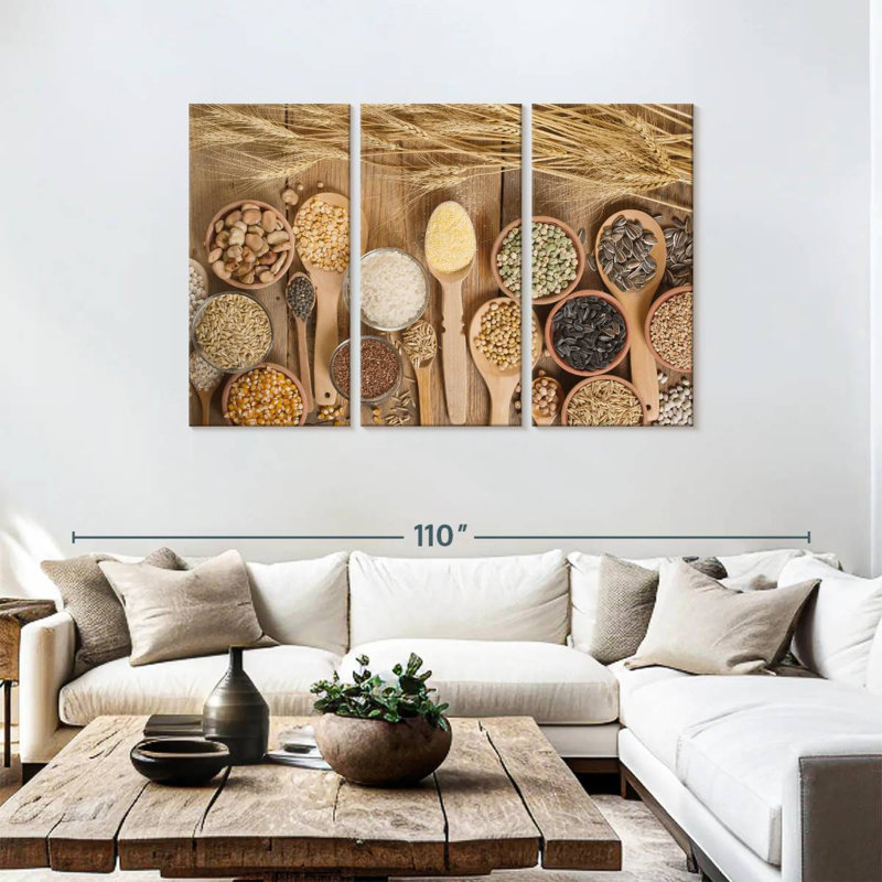 Harnek Rustic Kitchen Grains, 48" H x 74" W