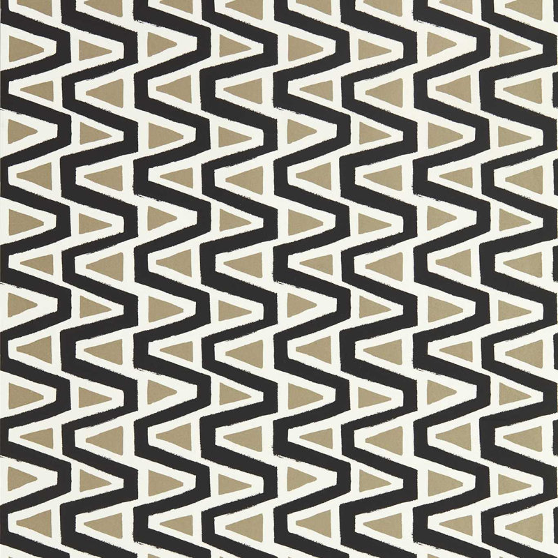 Perception Wallpaper, Black Earth/Gilver/New Beginnings