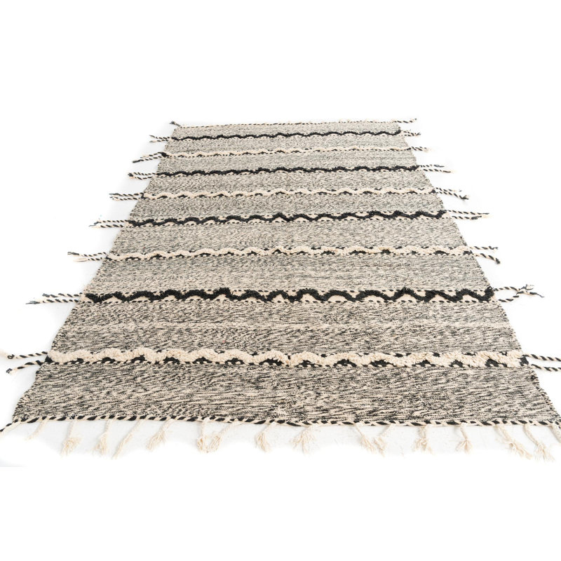 Odea Black and White Rug