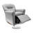 Kids Sized Gray Rocker Recliner Chair