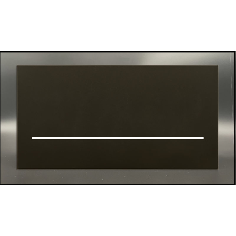 Panneau d'adresse en aluminium illuminé, Bronze foncé