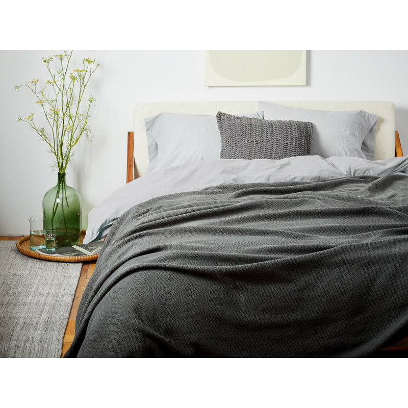 Honeycomb Blanket, White, Twin