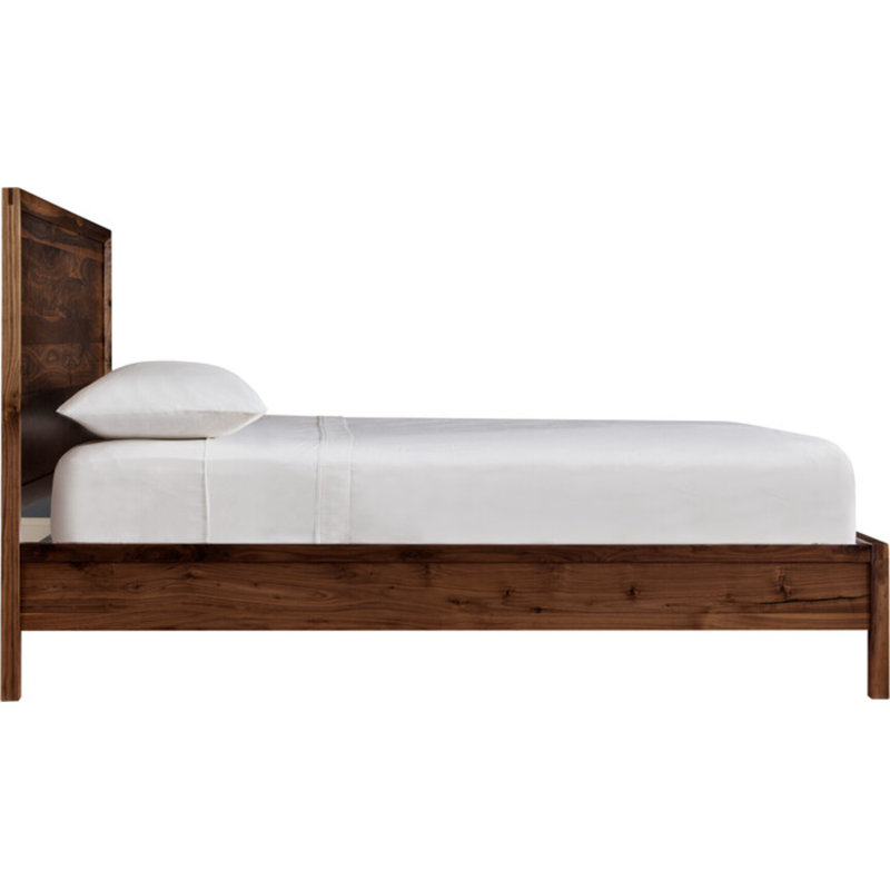 Rustic Walnut Bed, King