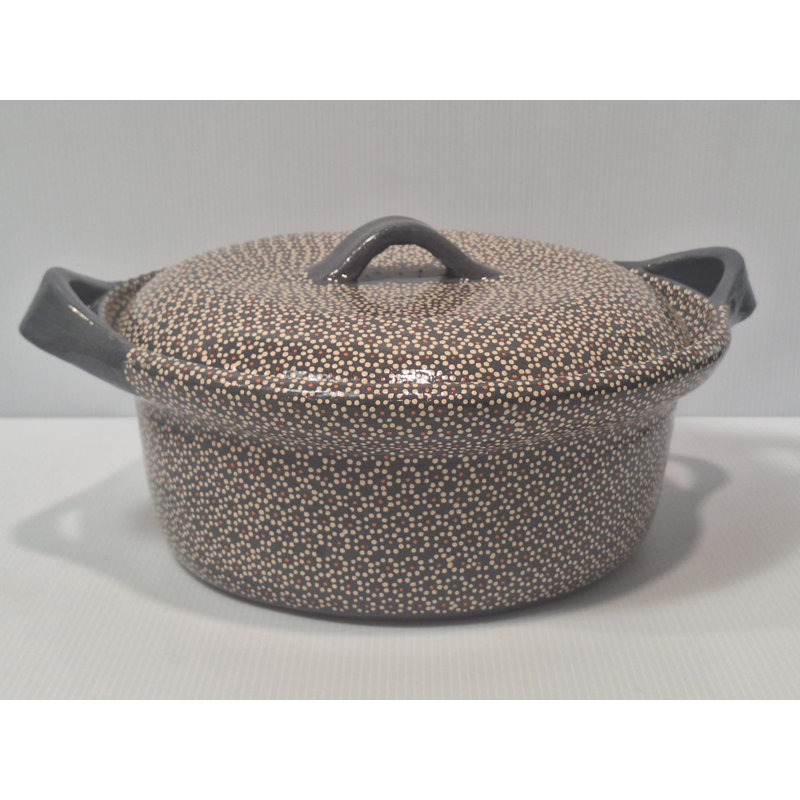 4.5Qt Lead Grey Clay Rice Bowl