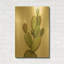 «Front Yard Cactus I» par Silvia Vassileva, art mural en métal doré, 24 po x 36 po-204031382