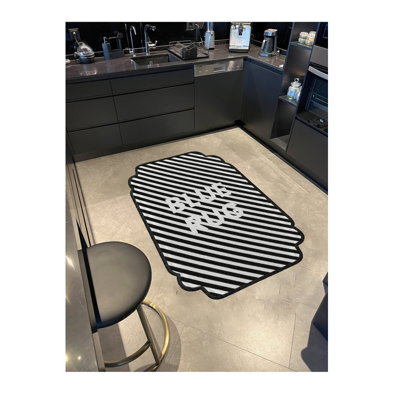 Tapis tissé à rayures crème Mosso, 2'6" x 4'11"