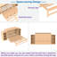 Lit escamotable avec tiroirs de rangement spacieux et tablettes ouvertes-27755640