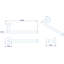 Epsom 27.1cm 1 Wall Towel Bar