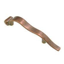 3" Sprial Pitcher Pull Weathered Copper