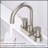 2 Handles Bathroom Sink Faucet, Brushed Nickel Centerset RV Bathroom Faucets For 3 Hole-119318171