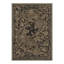 Tapis taupe / noir à imprimé animal lavable à la machine avec envers antidérapant-2131710123