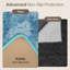 Aspire Homeware Blue Abstract Shaggy Area Rug Soft Modern Indoor Carpet-1659666477