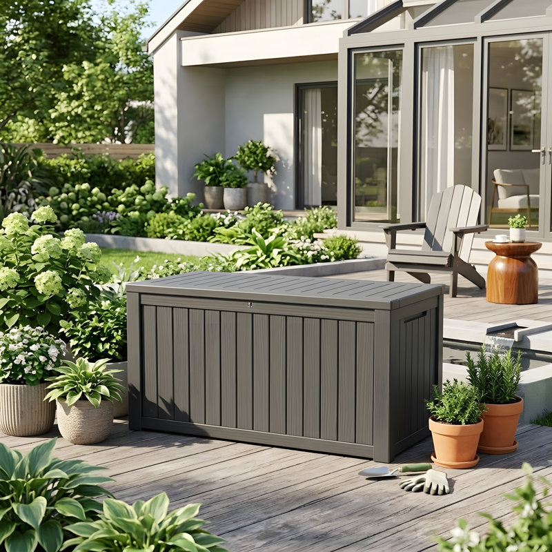 180 Gal. Extra-Large Outdoor Resin Deck Box