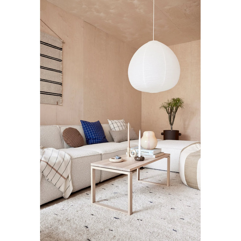 Kojo Lamp Shade, 23.23" H x 23.62" W x 23.62" D, Off White