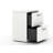 My-Hite Metal Vertical Filing Cabinet with 2 Drawers, 4 Casters, Interlock System-51014533