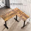 Bureau pour travailler debout en L à hauteur ajustable de 63 po Schlater-293063996-293063986