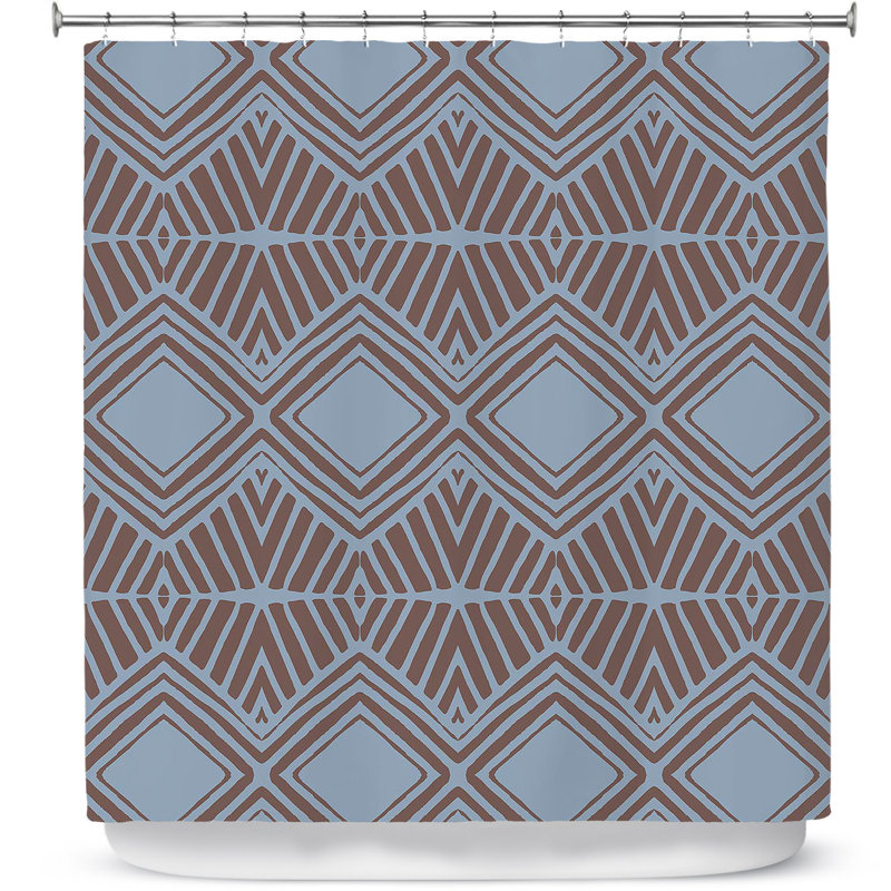 Hanke Geometric Shower Curtain