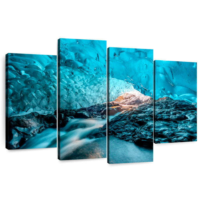 Alvord Inside Vatnajokull Glacier, 22"H x 36"W