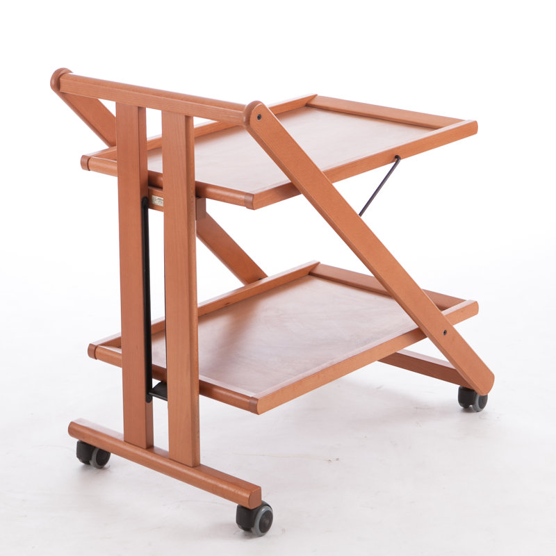 Moline Solid Wood Bar Cart