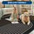 Modern Arch Striped Easy Jute Rug - Indoor Outdoor, Non-Slip, Washable, Mark Resistant, Non-Shedding Carpet for Bedroom, Living Room-440365148-440365147