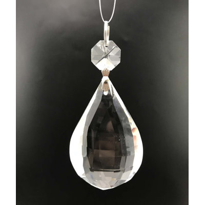 4.5'' Handmade Crystal Finial Ornament