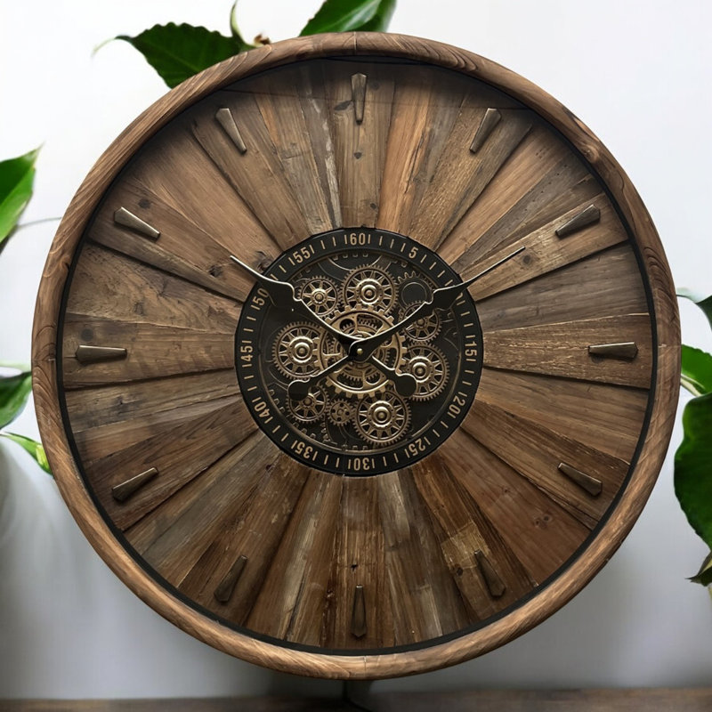 Solid Wood Wall Clock