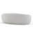 Simona Kidney-Shaped Grounded Curved 3-Seat Sofa