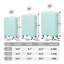 Ensemble de 3 valises rigides en ABS avec roulettes HIFINE TOURIST - 20 po, 24 po, 28 po - Vert menthe
