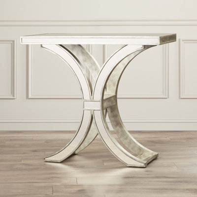 Edward 35'' Glass Top Console Table
