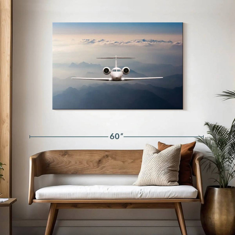 Mehar Alps Business Jet, 30" H x 45" W