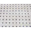 Tapis de couloir 2 pi 7 po x 8 pi 1 po ivoire, pure soie avec de la laine texturée noué à la main, moderne et à motif de carrés
