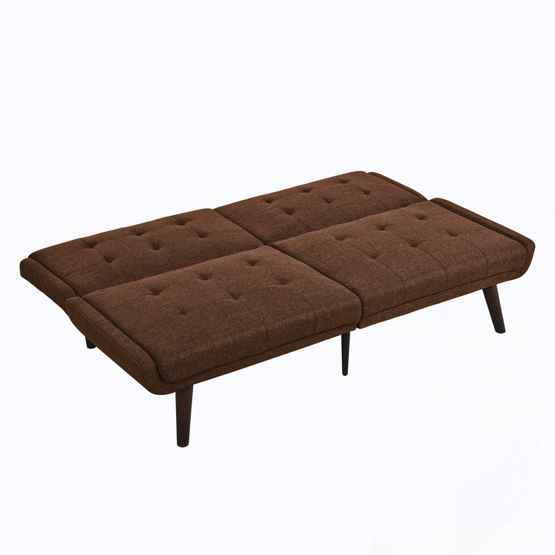 Canapé-lit convertible futon, Brun